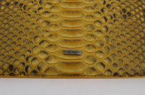 Sleek Python Snakeskin Tablet Case in Yellow