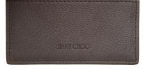 Chic Bronze Khaki Leather Card Holder