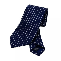 Elegant Silk Tie in Lustrous Blue
