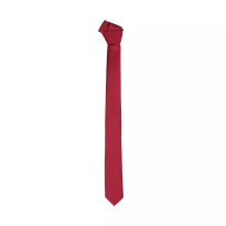 Elegant Slim Red Silk Tie