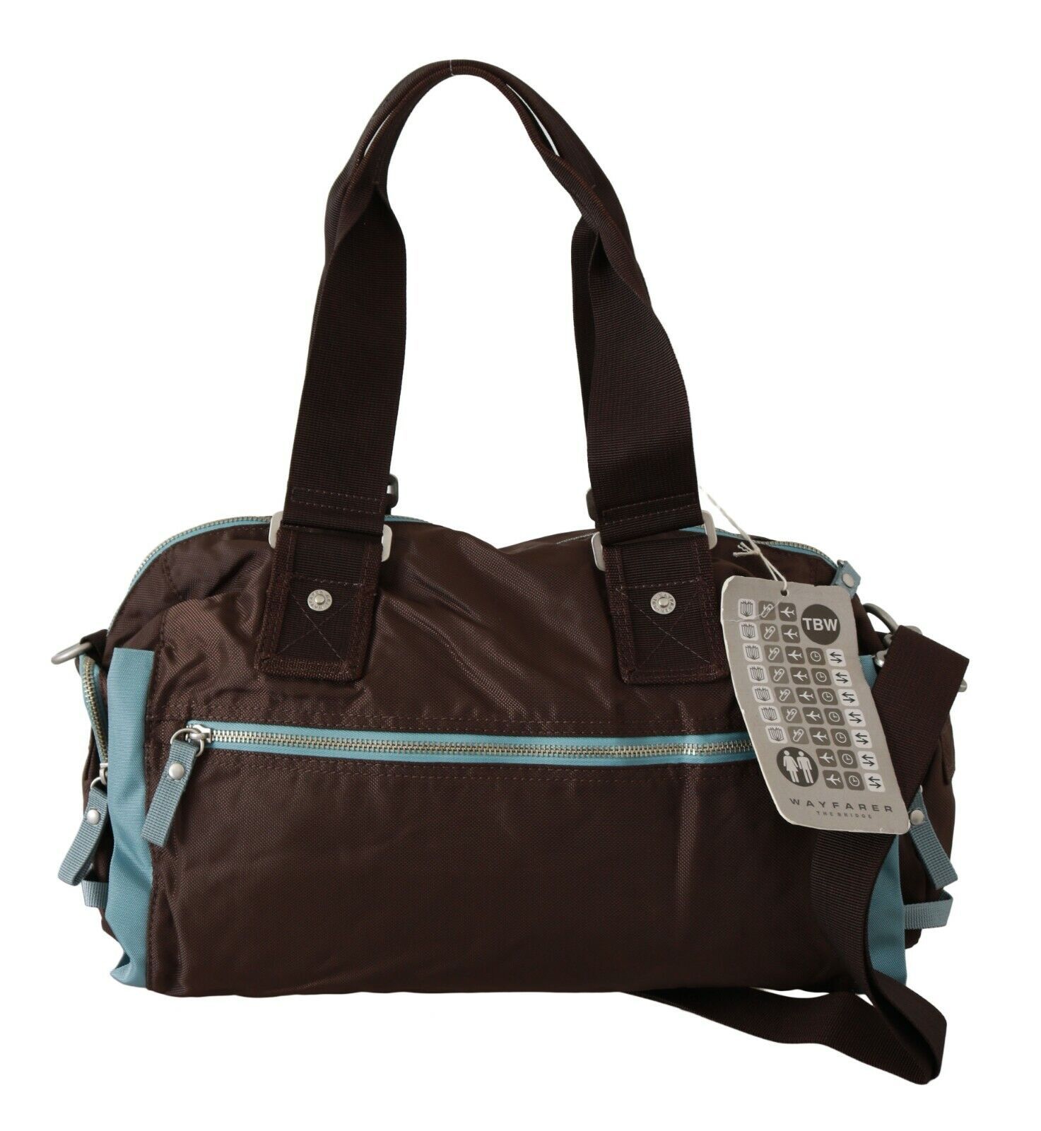 Brown Handbag Duffel Travel Purse