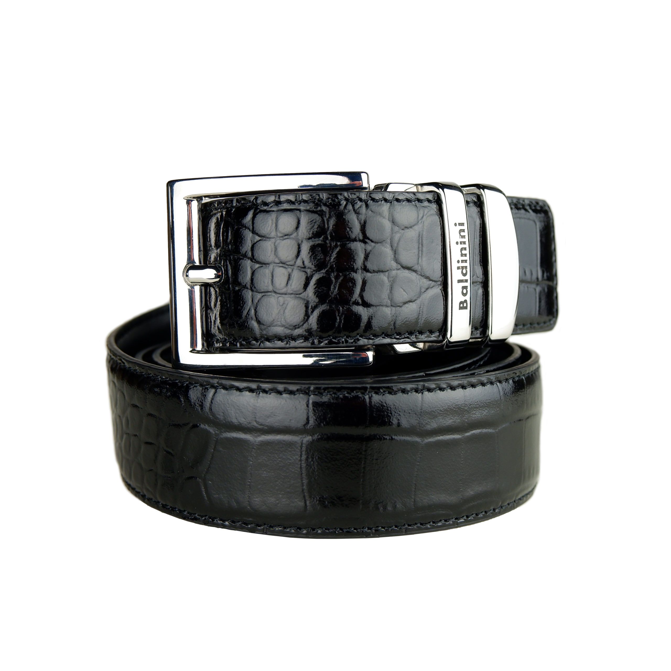 Baldinini Black Calfskin Belt 1527076