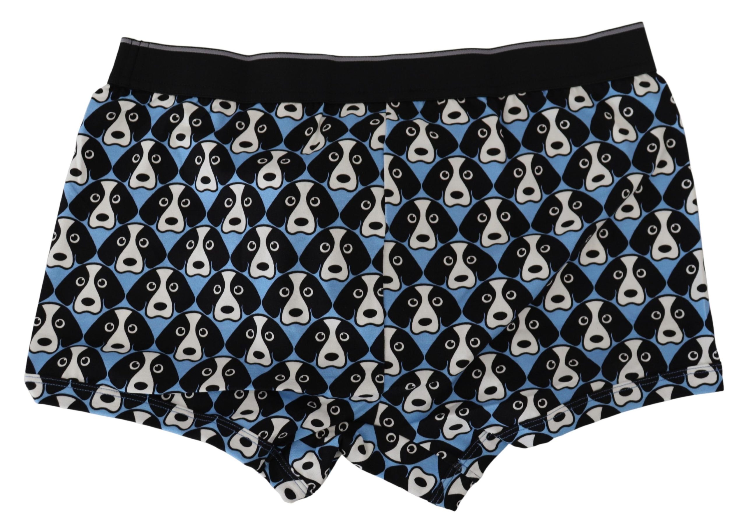 Blue Dog Print Cotton Regular Boxer Underwear