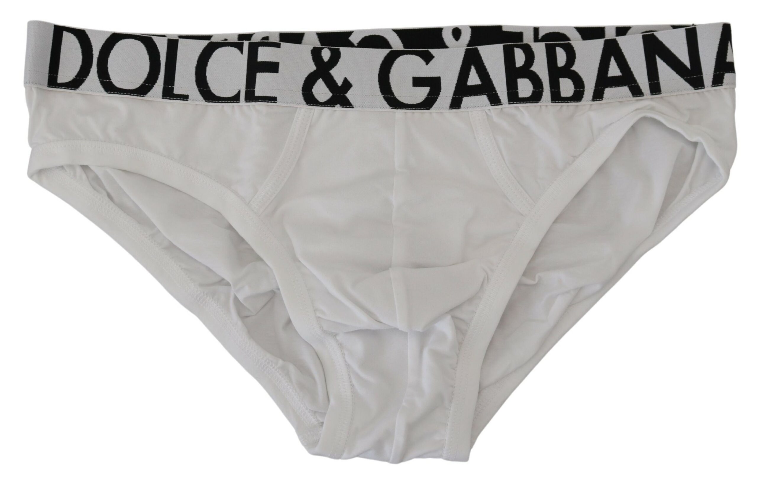 White Cotton Stretch Midi Brief Underwear