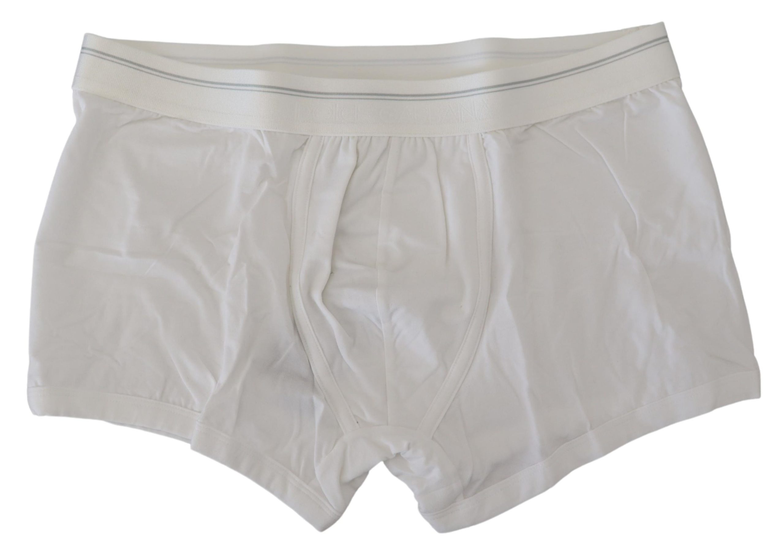 White Cotton Blend Regular Boxer Underwear