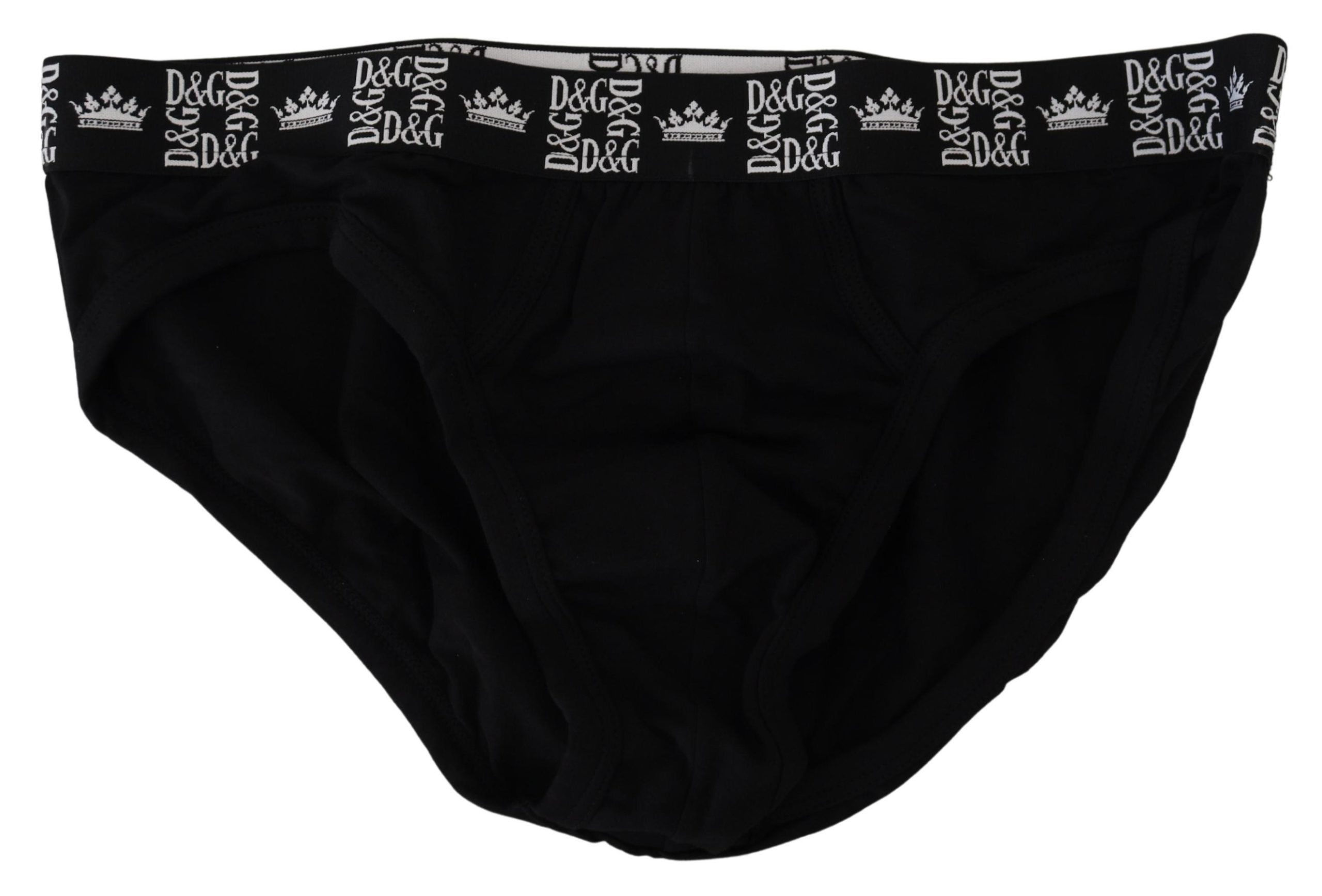 Black Cotton Stretch Midi Brief Underwear BIK1590 - IT6