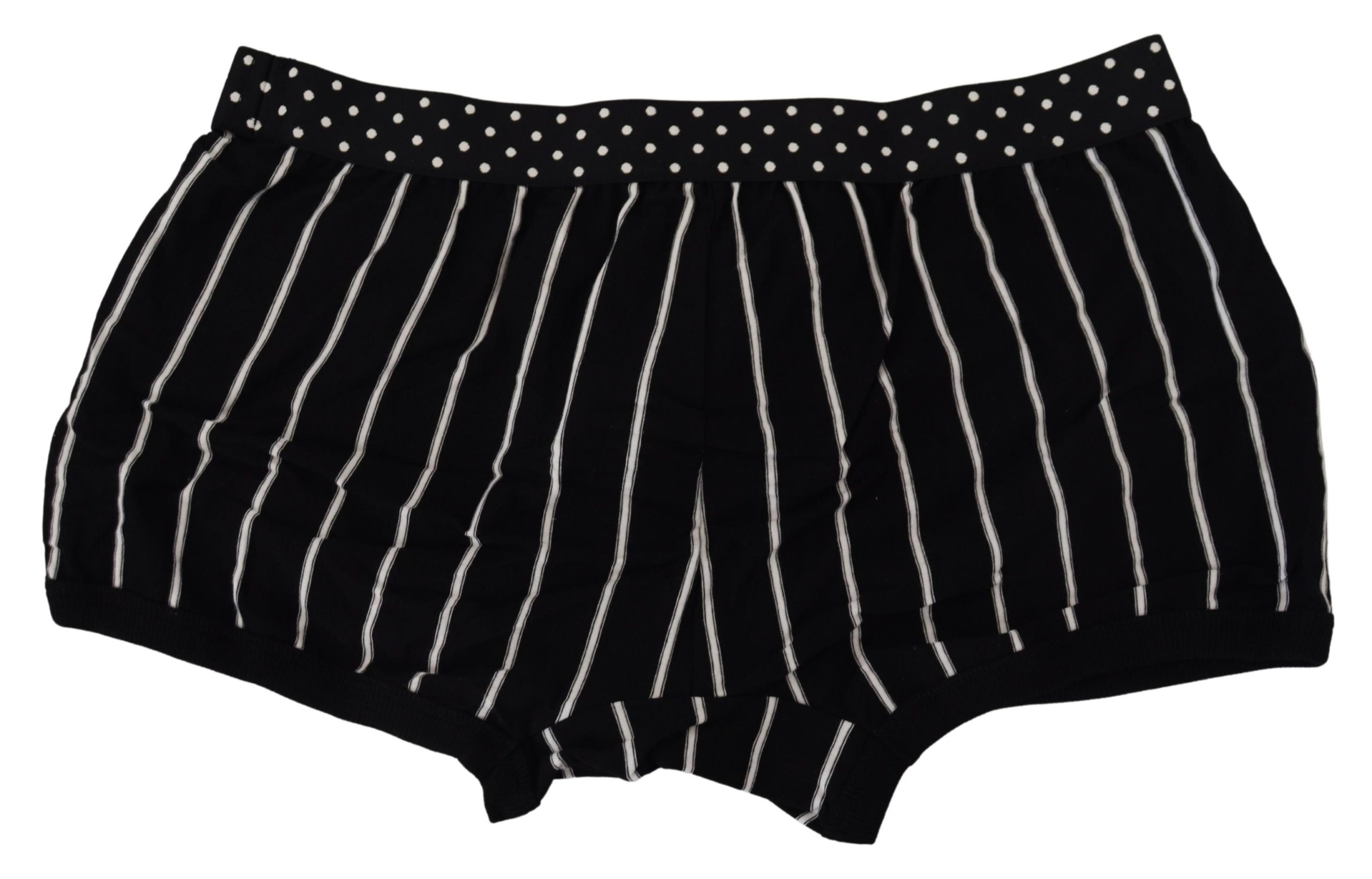 Black Striped Cotton Regular Boxer Underwear