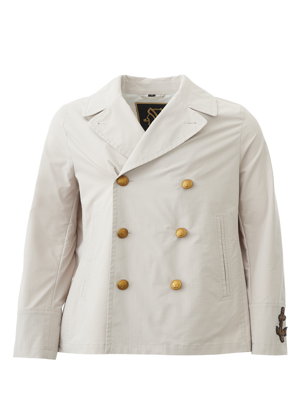 Beige Peacoat Double Breast Jacket 23MAR407_50