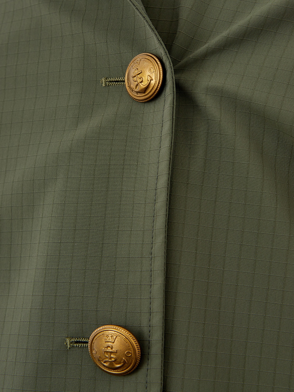 Green Tech Fabric Cape Jacket 23MAR410_50
