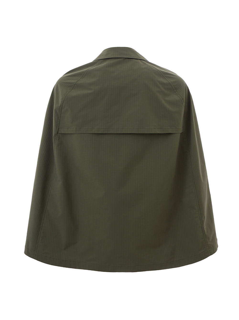 Green Tech Fabric Cape Jacket 23MAR410_50