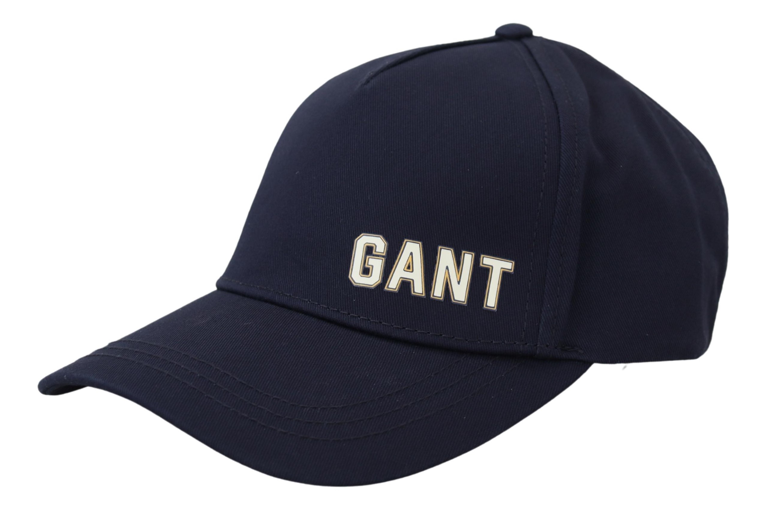 Blue Cotton Logo Print Baseball Cap Casual Hat