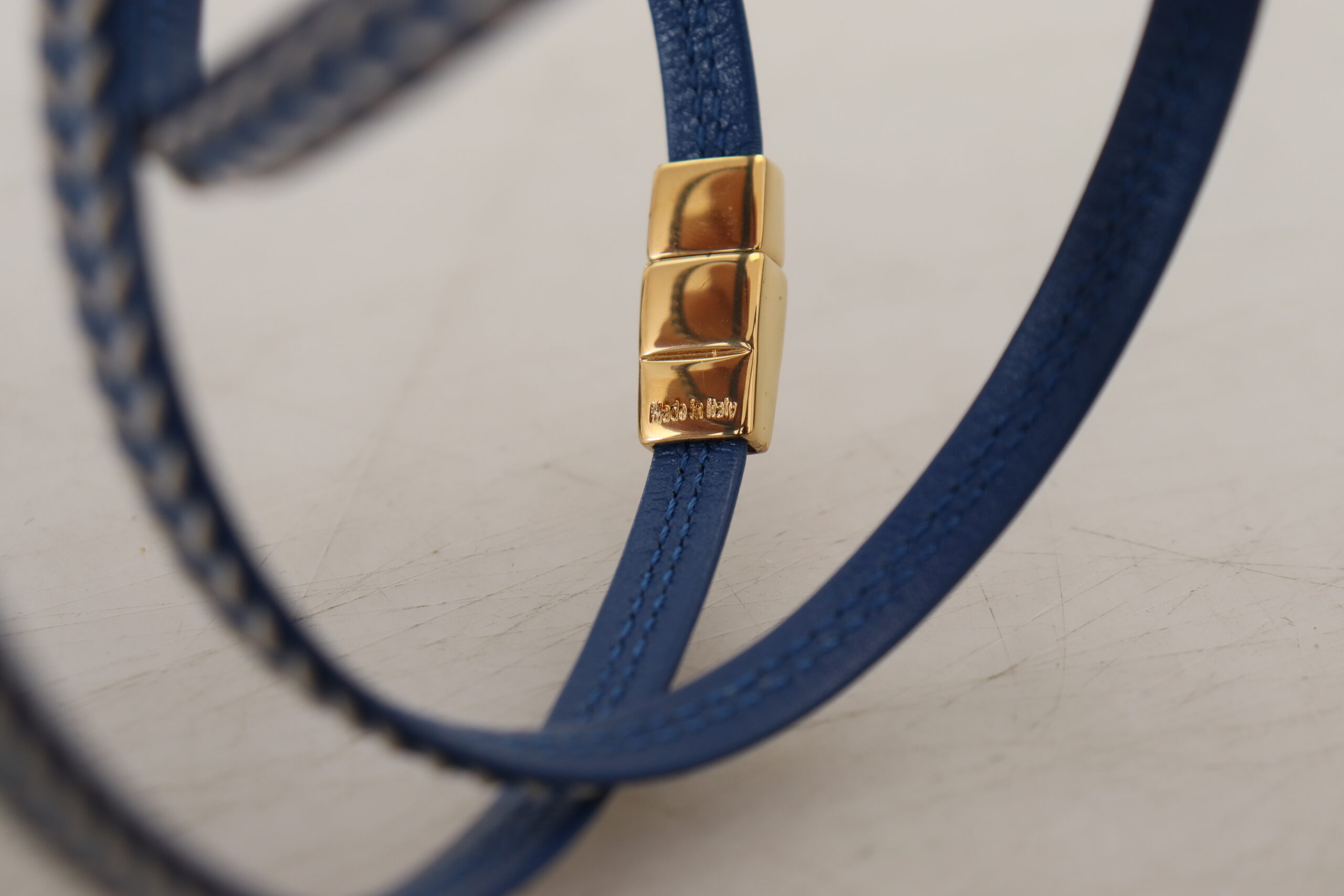 Multicolor Braided Wrap Around Leather Brass Bracelet