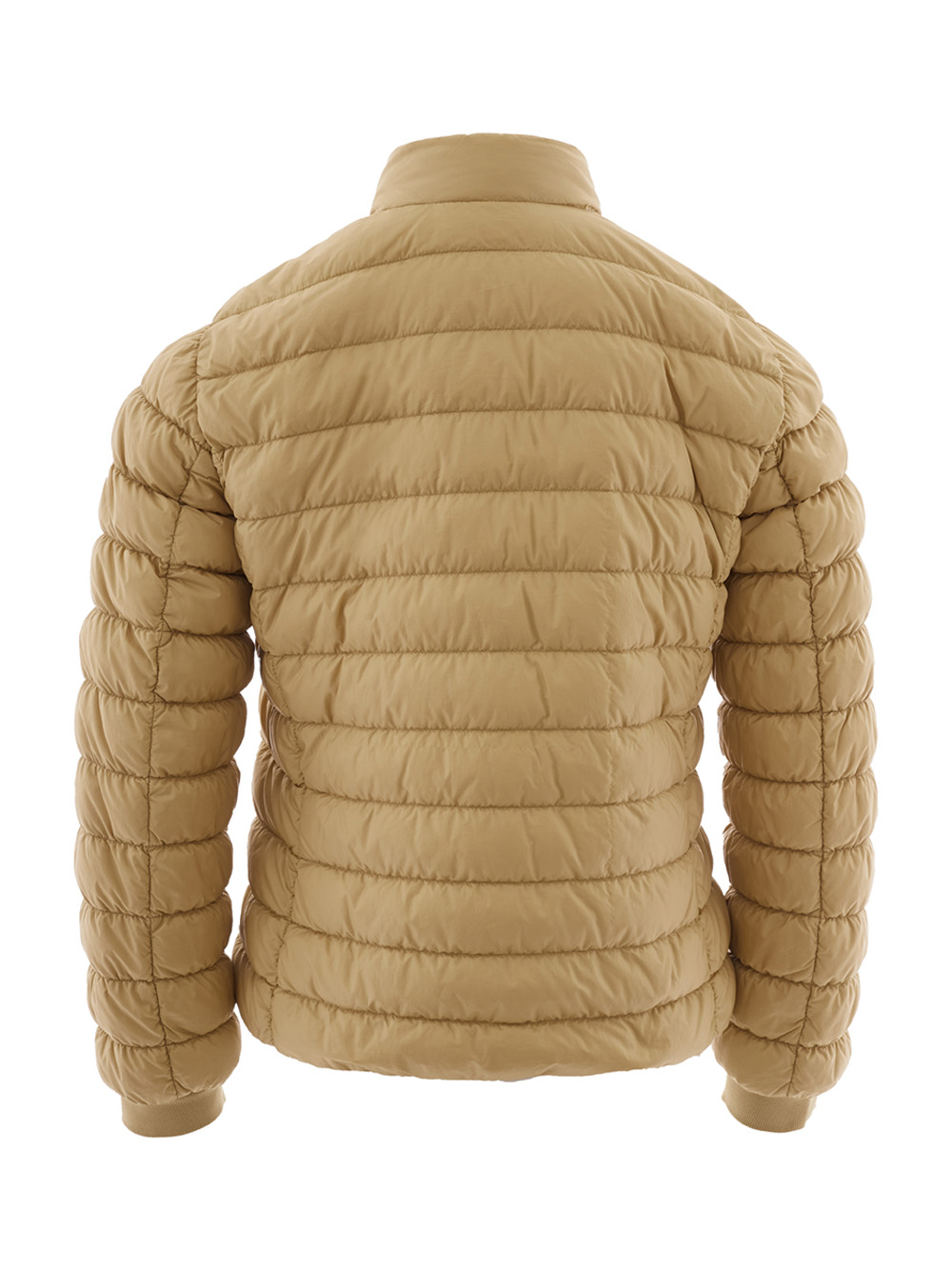 Beige Light Weight Quilted Jacket 23AGO13_S