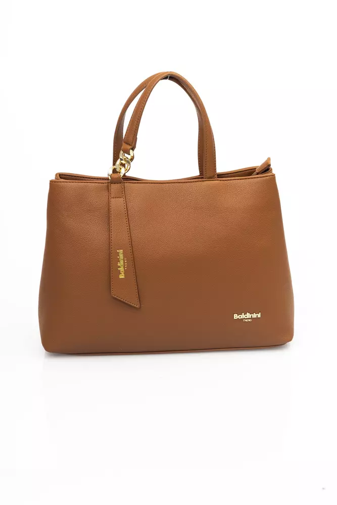 c p Baldinini Trend Brown Polyurethane Handbag 4127097