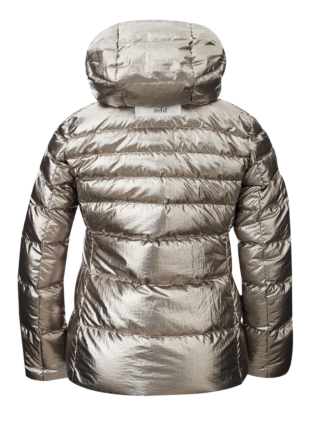 Chrome Silver Quilted Jacket