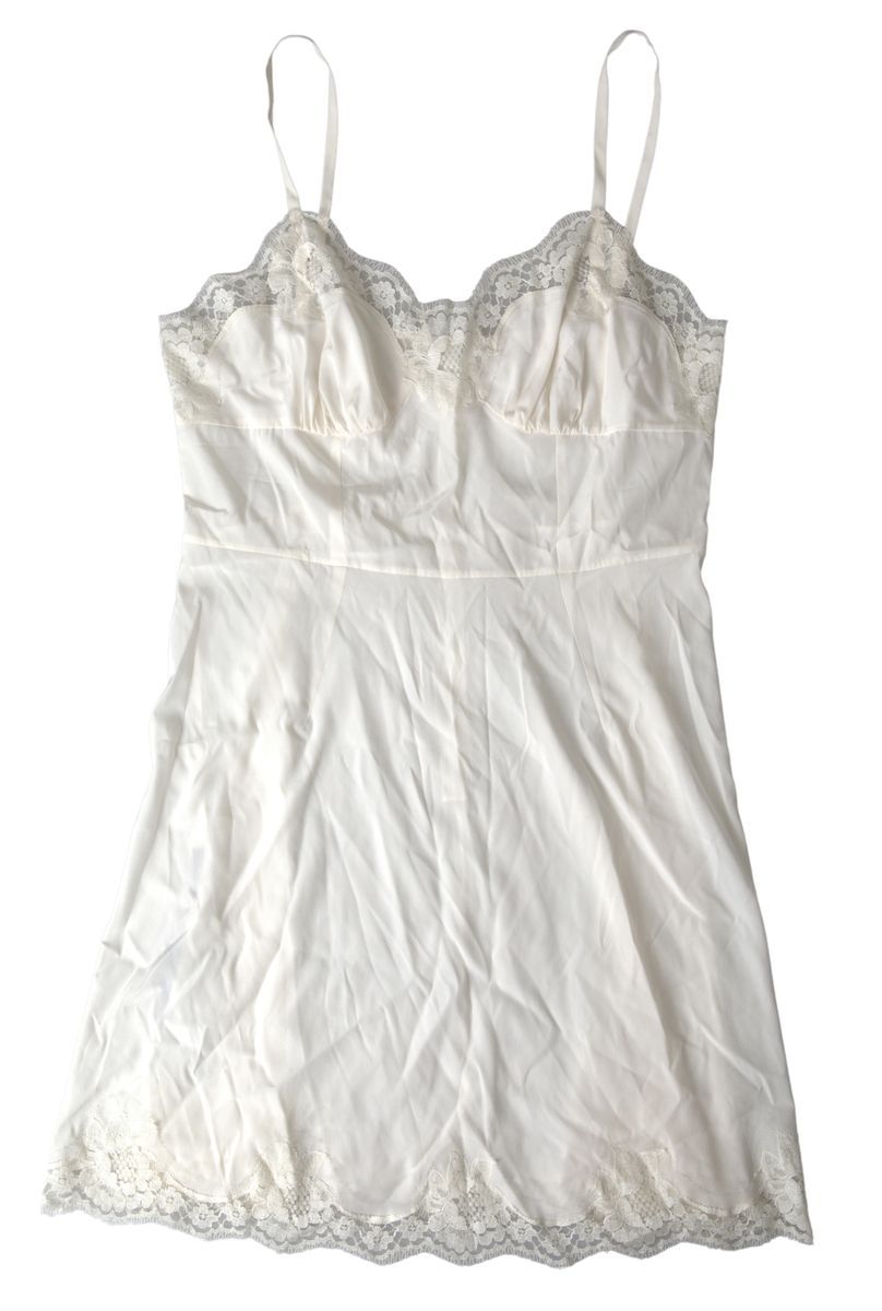 White Lace Cotton Camisole Top Underwear