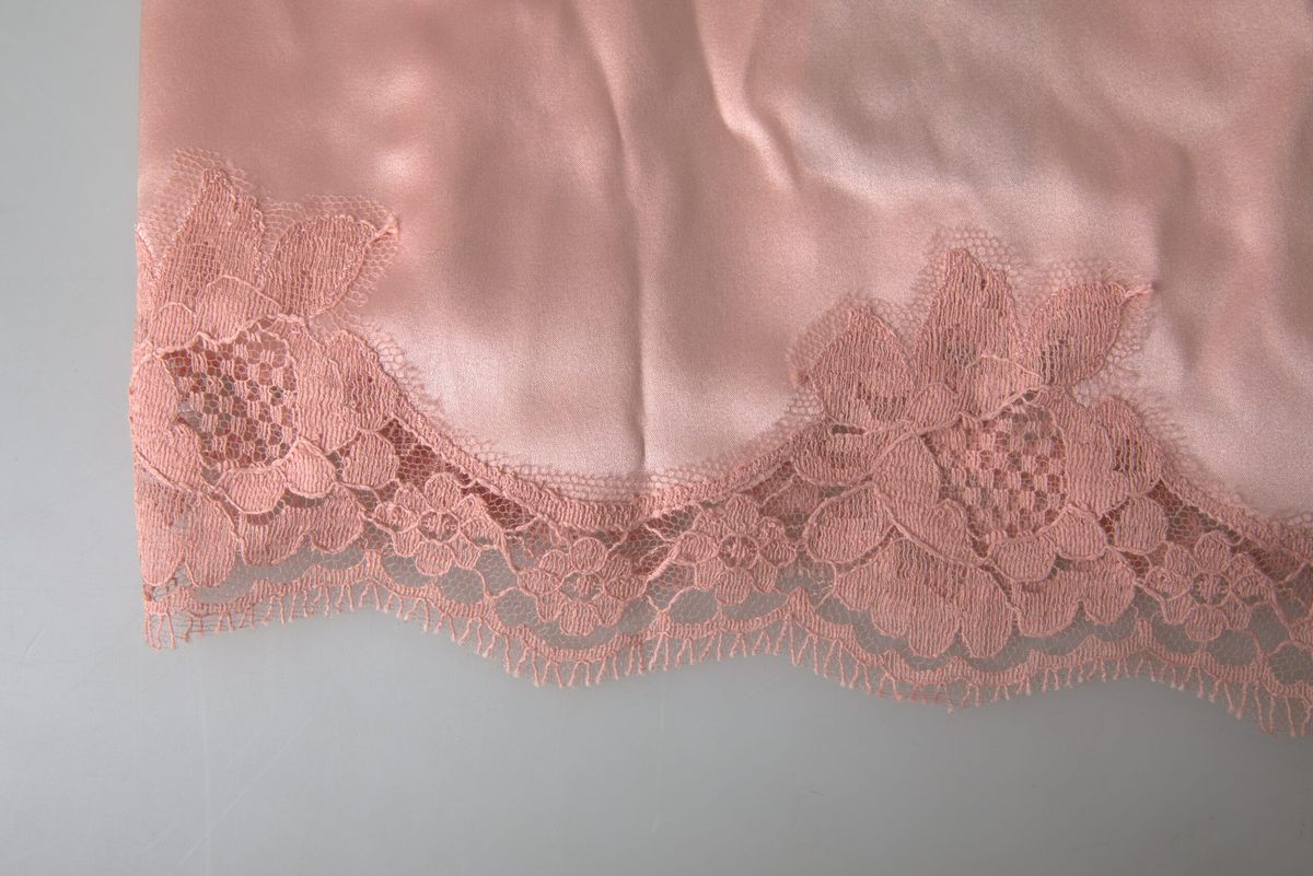 Antique Rose Lace Silk Camisole Top Underwear BIK1721-3