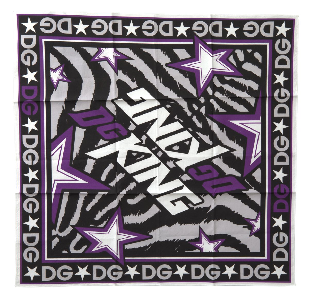 Multicolor DG King Square Handkerchief Scarf