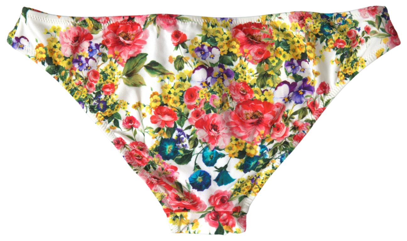 Multicolor Floral Beachwear Swimwear Bottom Bikini