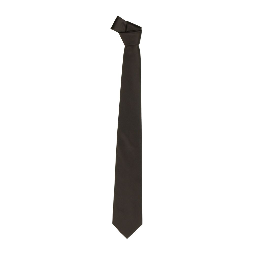 Elegant Brown Silk Tie - Classic Gentlemen's Essential