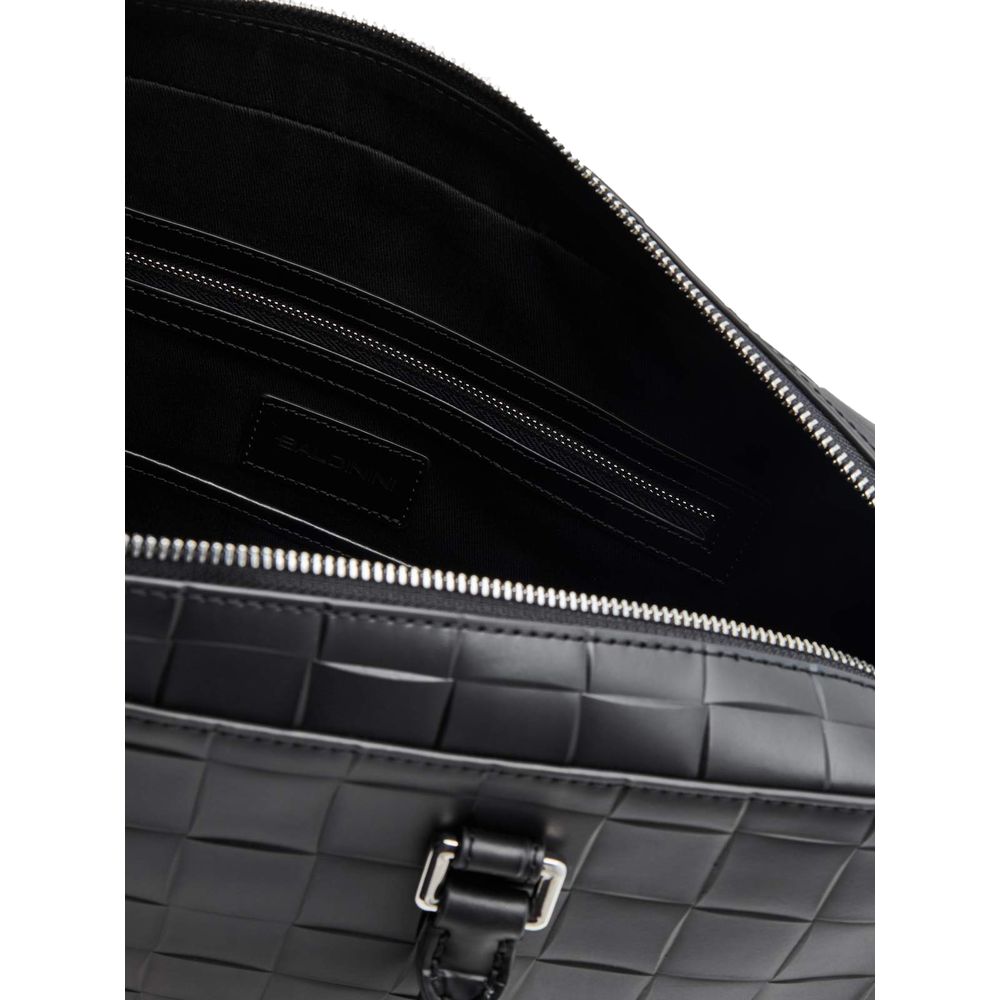Black Leather Di Calfskin Briefcase